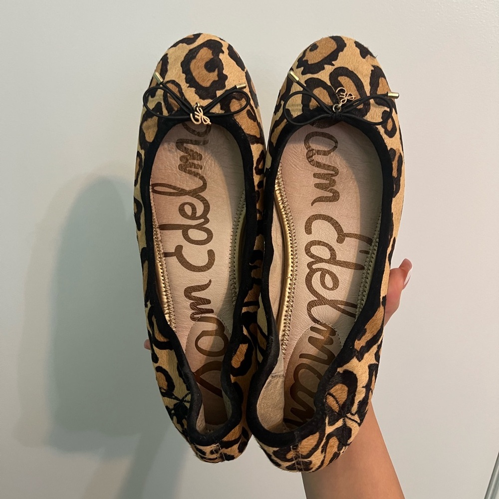 Sam Edelman Leopard Flats